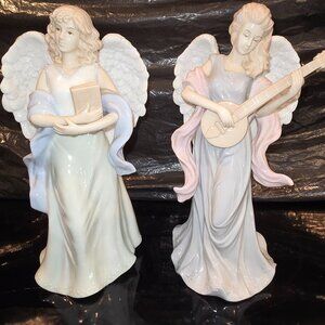 Bellezza "Hannah" and "Mandy" Angel Figurines Collectable - 10"